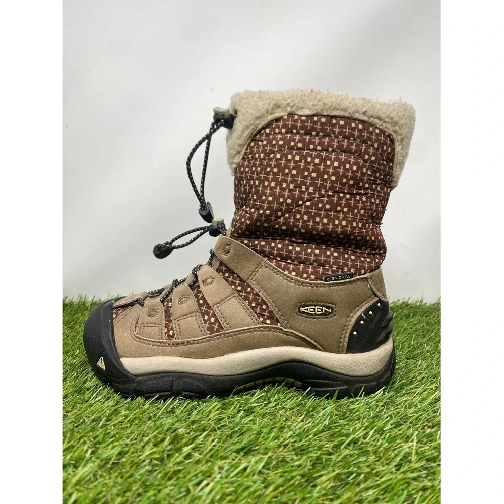 Keen Boots Womens Size 6 Brown Winterport II Dry Warm Waterproof Insulated